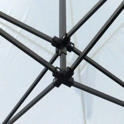 TERRE JARDIN Tonnelle Pliante 3 X 3 Professionnelle Blanc - Blanc -Tente de réception Soldes 10562109 4