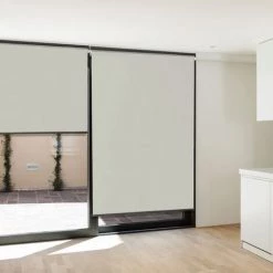 IDMARKET Lot De 3 Stores Enrouleurs L.124 X H. 225 CM Pour Pergola écrue - Ecru -Tente de réception Soldes 11156815 5