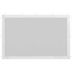 VidaXL Paroi De Tente De Réception 2 Pcs Maille Blanc - Blanc -Tente de réception Soldes 11443304 2