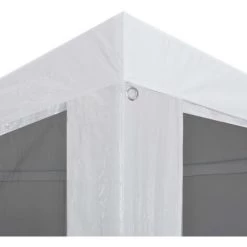 VidaXL Tente De Réception Avec 4 Parois En Maille 4 X 3 M - Blanc -Tente de réception Soldes 11483508 4