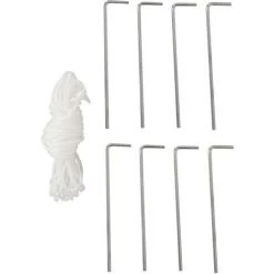 VidaXL Tente De Réception Avec 4 Parois En Maille 4 X 3 M - Blanc -Tente de réception Soldes 11483508 5