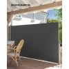 SONGMICS Alu Store Latéral 350 X 160cm Auvent Rétractable Extérieur Brise Vue Pour Terrasse Anthracite GSA165G - Anthracite 2 SONGMICS Alu Store Latéral 350 X 160cm Auvent Rétractable Extérieur Brise Vue Pour Terrasse Anthracite GSA165G - Anthracite -Tente de réception Soldes 11488388 1