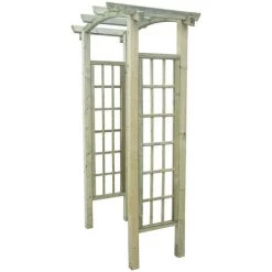 CÉMONJARDIN Arche De Jardin En Arc En Bois Traité, Jasmin -Tente de réception Soldes 115009 3
