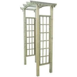 CÉMONJARDIN Arche De Jardin En Arc En Bois Traité, Jasmin -Tente de réception Soldes 115009 4