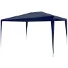 VidaXL Tente De Réception 3 X 4 M PE Bleu - Bleu 2 VidaXL Tente De Réception 3 X 4 M PE Bleu - Bleu -Tente de réception Soldes 11659122 1