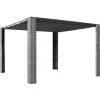 VidaXL Tonnelle Avec Toit Résine Tressée Gris Et Anthracite 300x300x200 Cm - Anthracite -Tente de réception Soldes 11772644 1