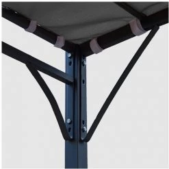 HAPPY GARDEN Pergola Murale 3 × 2,5m NICE Grise - Gris -Tente de réception Soldes 11773489 3