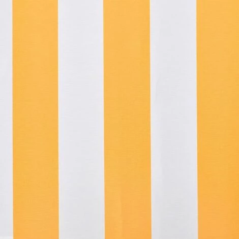 Toile D'Auvent Orange Et Blanc 350x250 Cm VidaXL 5 Toile D'Auvent Orange Et Blanc 350x250 Cm VidaXL - Image 3