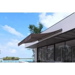 CONCEPT-USINE Adro - Store Banne Taupe 3m X 2m - Taupe -Tente de réception Soldes 12227973 4