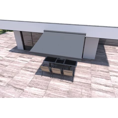 CONCEPT-USINE Store Banne Motirisé 3 X 2,5 M Gris Polyester LOZIO - Gris 5 CONCEPT-USINE Store Banne Motirisé 3 X 2,5 M Gris Polyester LOZIO - Gris - Image 3