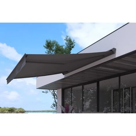 CONCEPT-USINE Store Banne Motirisé 3 X 2,5 M Gris Polyester LOZIO - Gris 7 CONCEPT-USINE Store Banne Motirisé 3 X 2,5 M Gris Polyester LOZIO - Gris - Image 5