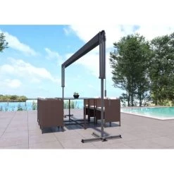 CONCEPT-USINE Store Banne Double Pente Gris 4x3m ISEO - Gris 10 CONCEPT-USINE Store Banne Double Pente Gris 4x3m ISEO - Gris -Tente de réception Soldes 12227981 4