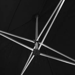 TECTAKE Tonnelle De Jardin Terrasse Pliante Autoportée Réglable 6 X 3 M Structure En Aluminium à 2 Parois Noir + Sac De Transport - Noir -Tente de réception Soldes 12271607 5