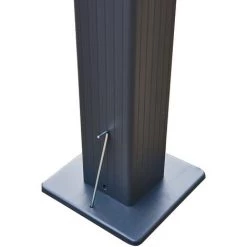 CONCEPT-USINE Pergola 4x3m Auto-portée Avec Toile Rétractable NILA - Gris -Tente de réception Soldes 12377103 5