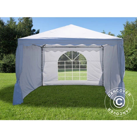 DANCOVER Tente De Réception UNICO 3x3m, Blanc - Blanc 6 DANCOVER Tente De Réception UNICO 3x3m, Blanc - Blanc - Image 4