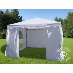 DANCOVER Tente De Réception UNICO 3x3m, Blanc - Blanc 11 DANCOVER Tente De Réception UNICO 3x3m, Blanc - Blanc -Tente de réception Soldes 12729025 5
