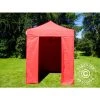 DANCOVER Tente Pliante Chapiteau Pliable Tonnelle Pliante Barnum Pliant FleXtents Basic V.2, 2x2m Rouge, Avec 4 Cotés - Rouge -Tente de réception Soldes 12729220 1