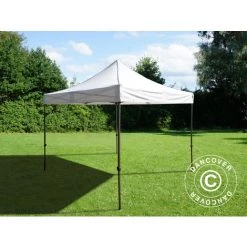 DANCOVER Tente Pliante Chapiteau Pliable Tonnelle Pliante Barnum Pliant FleXtents Basic V.3, 4x4m Blanc - Blanc 7 DANCOVER Tente Pliante Chapiteau Pliable Tonnelle Pliante Barnum Pliant FleXtents Basic V.3, 4x4m Blanc - Blanc -Tente de réception Soldes 12729241 2