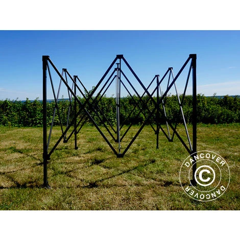 DANCOVER Tente Pliante Chapiteau Pliable Tonnelle Pliante Barnum Pliant FleXtents Basic V.3, 4x4m Blanc - Blanc 6 DANCOVER Tente Pliante Chapiteau Pliable Tonnelle Pliante Barnum Pliant FleXtents Basic V.3, 4x4m Blanc - Blanc - Image 4