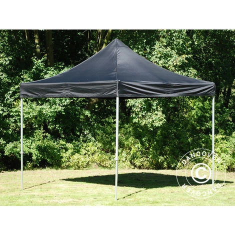 DANCOVER Tente Pliante Chapiteau Pliable Tonnelle Pliante Barnum Pliant FleXtents PRO 3x3m Noir - Noir 3 DANCOVER Tente Pliante Chapiteau Pliable Tonnelle Pliante Barnum Pliant FleXtents PRO 3x3m Noir - Noir