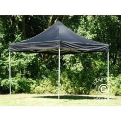 DANCOVER Tente Pliante Chapiteau Pliable Tonnelle Pliante Barnum Pliant FleXtents PRO 3x3m Noir - Noir 8 DANCOVER Tente Pliante Chapiteau Pliable Tonnelle Pliante Barnum Pliant FleXtents PRO 3x3m Noir - Noir -Tente de réception Soldes 12729284 2