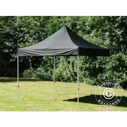 DANCOVER Tente Pliante Chapiteau Pliable Tonnelle Pliante Barnum Pliant FleXtents PRO 3x3m Noir - Noir 9 DANCOVER Tente Pliante Chapiteau Pliable Tonnelle Pliante Barnum Pliant FleXtents PRO 3x3m Noir - Noir -Tente de réception Soldes 12729284 3