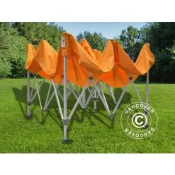 DANCOVER Tente Pliante Chapiteau Pliable Tonnelle Pliante Barnum Pliant FleXtents PRO 3x3m Orange - Orange 11 DANCOVER Tente Pliante Chapiteau Pliable Tonnelle Pliante Barnum Pliant FleXtents PRO 3x3m Orange - Orange -Tente de réception Soldes 12729288 5