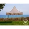 DANCOVER Tente Pliante Chapiteau Pliable Tonnelle Pliante Barnum Pliant FleXtents PRO Peak Pagoda 3x3m Latte - Latte -Tente de réception Soldes 12729353 1