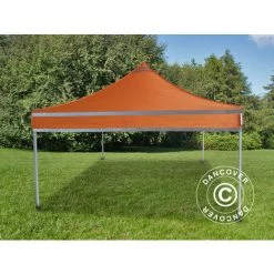 DANCOVER Tente Pliante Chapiteau Pliable Tonnelle Pliante Barnum Pliant FleXtents PRO, Tente De Chantier 3x3m Orange Réfléchissant - Orange 10 DANCOVER Tente Pliante Chapiteau Pliable Tonnelle Pliante Barnum Pliant FleXtents PRO, Tente De Chantier 3x3m Orange Réfléchissant - Orange -Tente de réception Soldes 12729366 4