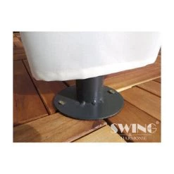 Tonnelle De Jardin Swing & Harmonie® Ronde écru -Tente de réception Soldes 1296243 5