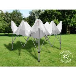 DANCOVER Tente Pliante Chapiteau Pliable Tonnelle Pliante Barnum Pliant FleXtents PRO "Morocco" 3x3m Blanc - Blanc 10 DANCOVER Tente Pliante Chapiteau Pliable Tonnelle Pliante Barnum Pliant FleXtents PRO "Morocco" 3x3m Blanc - Blanc -Tente de réception Soldes 12978337 4