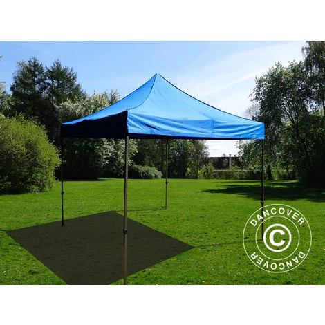 DANCOVER Tente Pliante Chapiteau Pliable Tonnelle Pliante Barnum Pliant FleXtents Basic V.2, 4x4m Bleu - Bleu 4 DANCOVER Tente Pliante Chapiteau Pliable Tonnelle Pliante Barnum Pliant FleXtents Basic V.2, 4x4m Bleu - Bleu - Image 2
