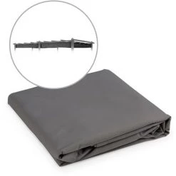 Blumfeldt Pantheon Roof Toit De Rechange Pour Pergola De Jardin 3 X 6 M Gris