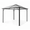 Blumfeldt Pantheon Solid Sky Pergola 3 X 3m Toît Polycarbonate