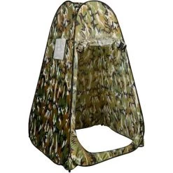 COSTWAY Tente De Toilette Tente De Douche Portable 120 X 120 X 190 Cm Portable Pour Camping Randonnée De Bain Camouflage