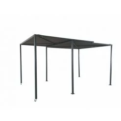 CONCEPT-USINE Pergola Coulissante Avec Roues 5,5x2,5m GIBARA - Gris