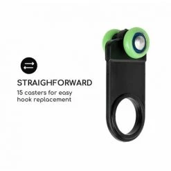 Blumfeldt Kit De Roulettes | Crochets Coulissants De Rechange Pour Protection Solaire | 15 Pièces -Tente de réception Soldes 13733550 3