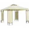 Bc-elec - 5300-0012 Tente De Réception, Tonnelle, Barnum, Pavillon De Jardin, Beige 3 X 3 M - Beige -Tente de réception Soldes 138761 1