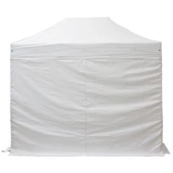 INTEROUGE Lot Complet Baches Laterales 2x3m Polyester 300g/m2 - 3 Pleins + 1 Porte -Tente de réception Soldes 13900784 2