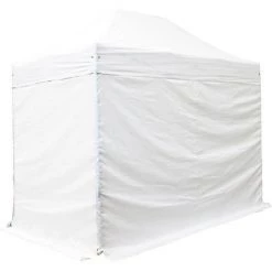 INTEROUGE Lot Complet Baches Laterales 2x3m Polyester 300g/m2 - 3 Pleins + 1 Porte -Tente de réception Soldes 13900784 3
