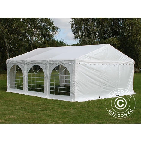 DANCOVER Tente De Réception Original 5x6m PVC, Blanc - Blanc 7 DANCOVER Tente De Réception Original 5x6m PVC, Blanc - Blanc – Image 5