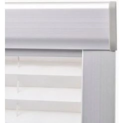 VIDAXL Store Plissé Blanc MK08 - Décorations - Habillages De Fenêtre - Stores Vénitiens Et Stores En Toile - Blanc - Blanc -Tente de réception Soldes 14265149 5