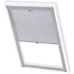 VIDAXL Store Plissé Blanc SK08 - Décorations - Habillages De Fenêtre - Stores Vénitiens Et Stores En Toile - Blanc - Blanc -Tente de réception Soldes 14265180 2