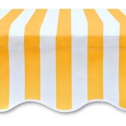 VIDAXL Toile D'auvent Orange Et Blanc 436 X 296 Cm - Pelouses Et Jardins - Vie En Extérieur - Stores Extérieurs - Orange - Orange -Tente de réception Soldes 14269885 4