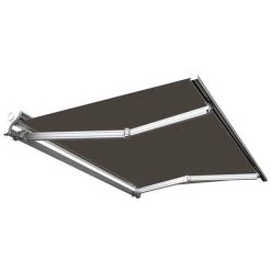 SUNNY INCH ® Store Banne Demi Coffre Motorisé Et Manuel Pour Terrasse - Taupe - Longueur 2.5 M Et Largeur 2 M - Taupe 11 SUNNY INCH ® Store Banne Demi Coffre Motorisé Et Manuel Pour Terrasse - Taupe - Longueur 2.5 M Et Largeur 2 M - Taupe -Tente de réception Soldes 14792260 5