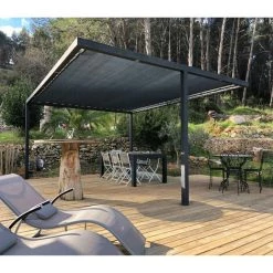 DIRECT FILET Toile D'ombrage Perméable De 3x3x4.2m Format Triangle à Poser Sur Structure Pergola | Gris Platine 8 DIRECT FILET Toile D'ombrage Perméable De 3x3x4.2m Format Triangle à Poser Sur Structure Pergola | Gris Platine -Tente de réception Soldes 14832756 2
