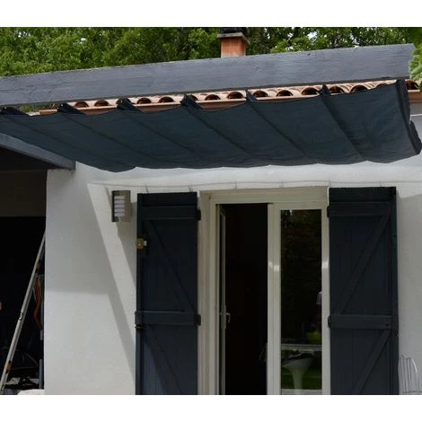 DIRECT FILET Store De Pergola 2x3 Perméable | Terracotta - Oui 3 DIRECT FILET Store De Pergola 2x3 Perméable | Terracotta - Oui