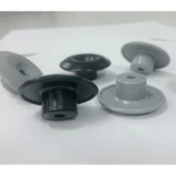 DIRECT FILET Crochet Champignon De Fixation | Noir