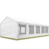 INTENT24.FR Tente De Réception 4x10 M Pavillon Blanc Bâche PE épaisse D'env.180g/m² Imperméable Tente De Jardin - Blanc 1 INTENT24.FR Tente De Réception 4x10 M Pavillon Blanc Bâche PE épaisse D'env.180g/m² Imperméable Tente De Jardin - Blanc -Tente de réception Soldes 15929573 1