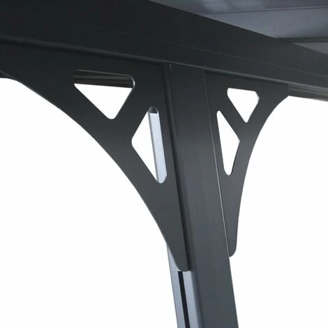 Pergola Gardiun Elliot - 9,5 M² 314x300x225/270 Cm Aluminium Et Polycarbonate 4 Pergola Gardiun Elliot - 9,5 M² 314x300x225/270 Cm Aluminium Et Polycarbonate - Image 2